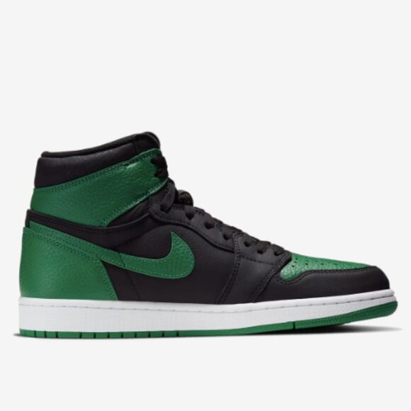 Air Jordan I Black/Pine Green 7 YOUTH - Picture 5 of 5